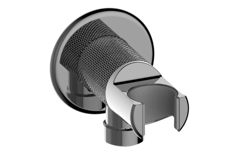 Graff RIVA – Βάση Τηλεφώνου Ντους – Traditional Wall Bracket And Integrated Wall Supply Elbow Diamond Knur (E-8618TD)