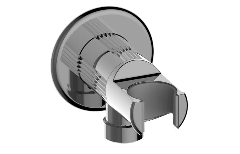 Graff RIVA – Βάση Τηλεφώνου Ντους – Traditional Wall Bracket And Integrated Wall Supply Elbow Fluted Knurl (E-8618TF)