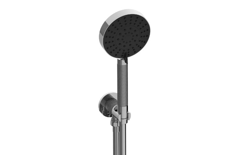 Graff RIVA – Τηλέφωνο Ντους – Contemporary Handshower With Wall Bracket And Integrated Wall Supply E (E-8697CD)