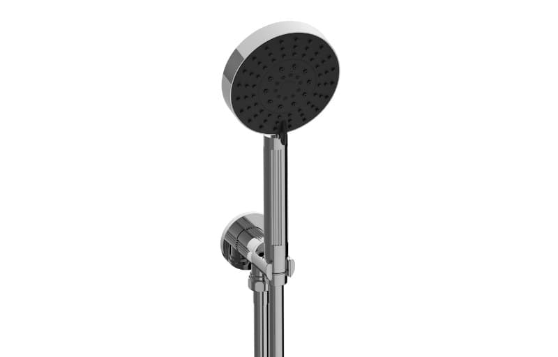 Graff RIVA – Τηλέφωνο Ντους – Contemporary Handshower With Wall Bracket And Integrated Wall Supply E (E-8697CF)