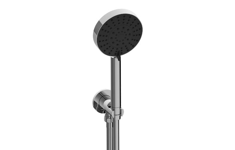 Graff RIVA – Τηλέφωνο Ντους – Contemporary Handshower With Wall Bracket And Integrated Wall Supply E (E-8697CP)