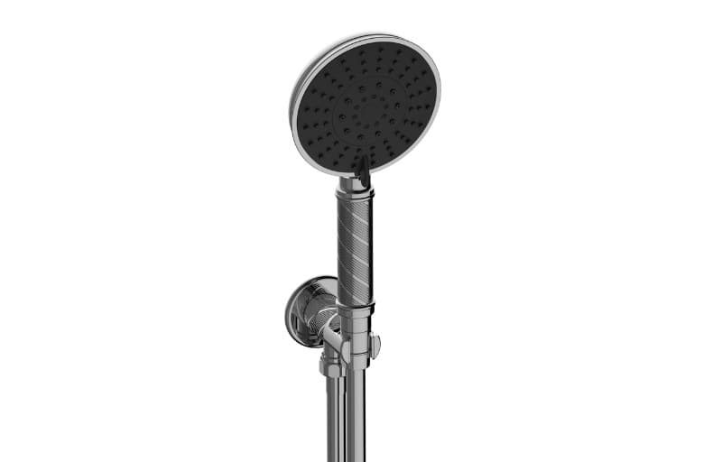 Graff RIVA – Τηλέφωνο Ντους – Traditional Handshower With Wall Bracket And Integrated Wall Supply El (E-8697TQ)