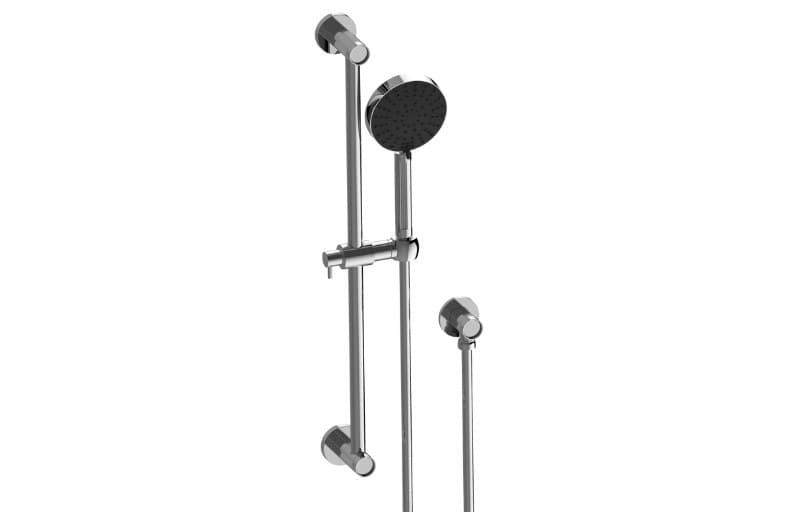 Graff RIVA – Σετ Ντους – Contemporary Handshower With Slide Bar Set Fluted Knurled (E-8706CF)