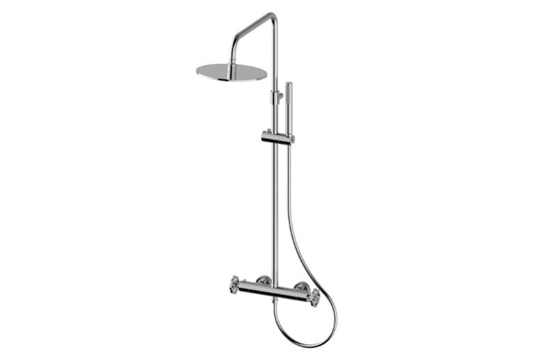 Graff Vintage – Στήλη Ντους – Wall-mounted Thermostatic Shower Column With Handshower And (EX-11796-C18T)
