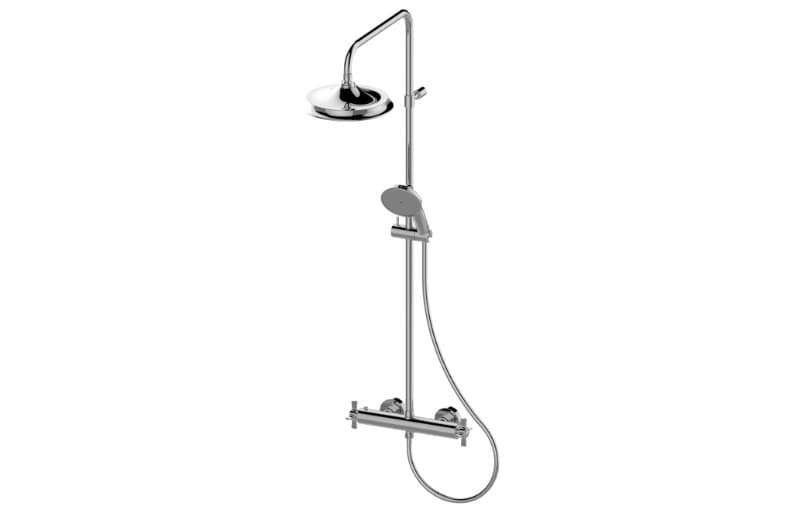 Graff Camden – Στήλη Ντους – Wall-mounted Thermostatic Shower Column With Handshower And (EX-6995-C16T)