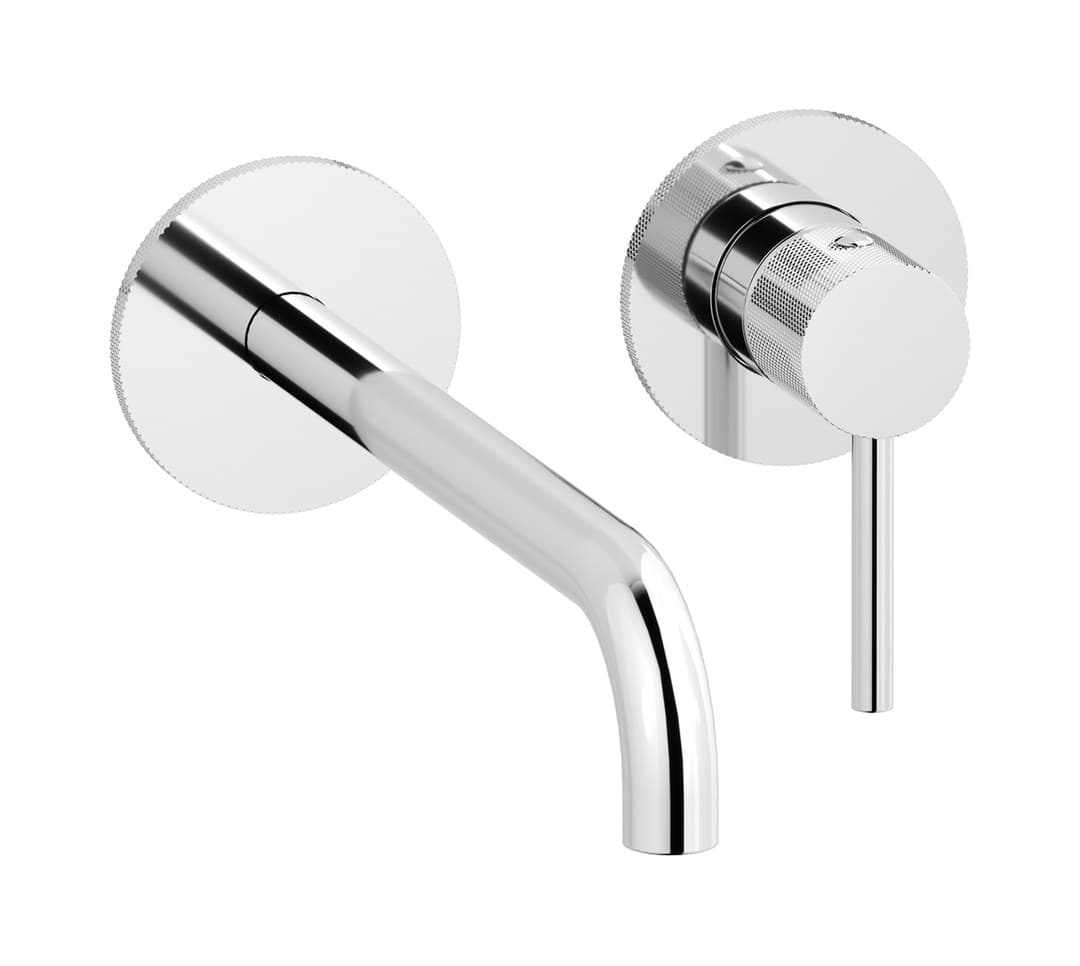 IB Rubinetterie Industria – Μπαταρία Νιπτήρα Τοίχου – Chrome (ID517CC)