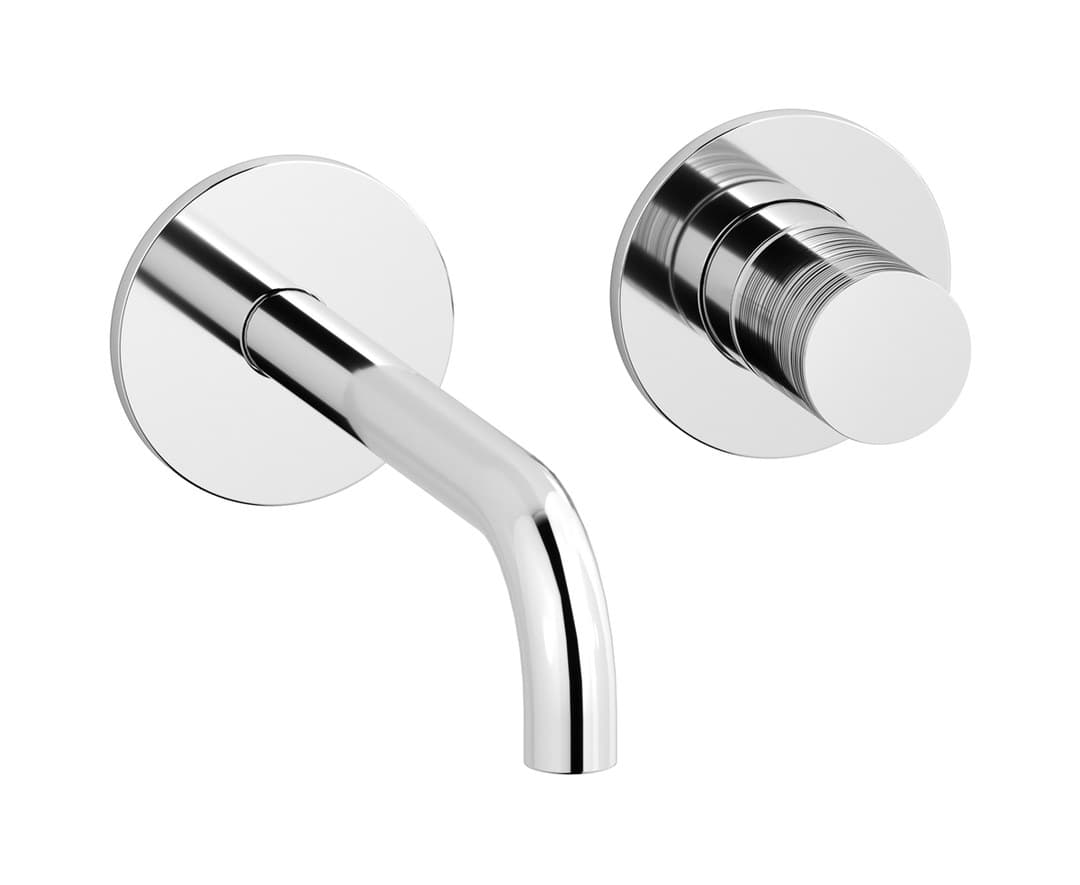 IB Rubinetterie Vinile – Μπαταρία Νιπτήρα Τοίχου – Chrome (VN516CC)