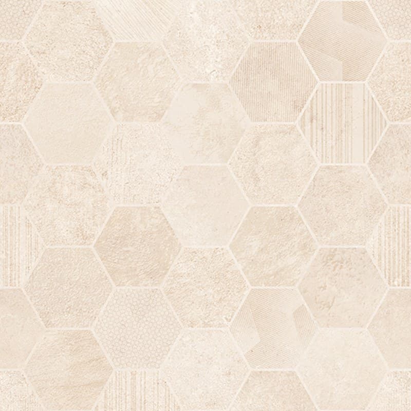 Sintesi Framework Concrete Set Hexagon Beige