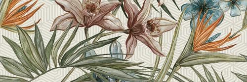 Ceramica Euro Palette Decor Floral