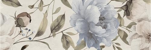 Ceramica Euro Spatula 30x90 Peonies Cold