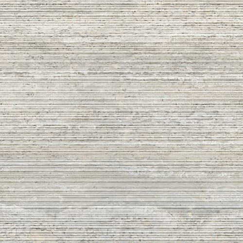 Italgraniti I Travertini Grigio Vein Cut Ribbed