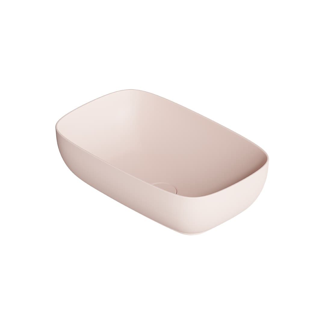 Alice Form Rectangular 60x37 h15 – Νιπτήρας Επικαθήμενος – Rosa Matt (22450137)