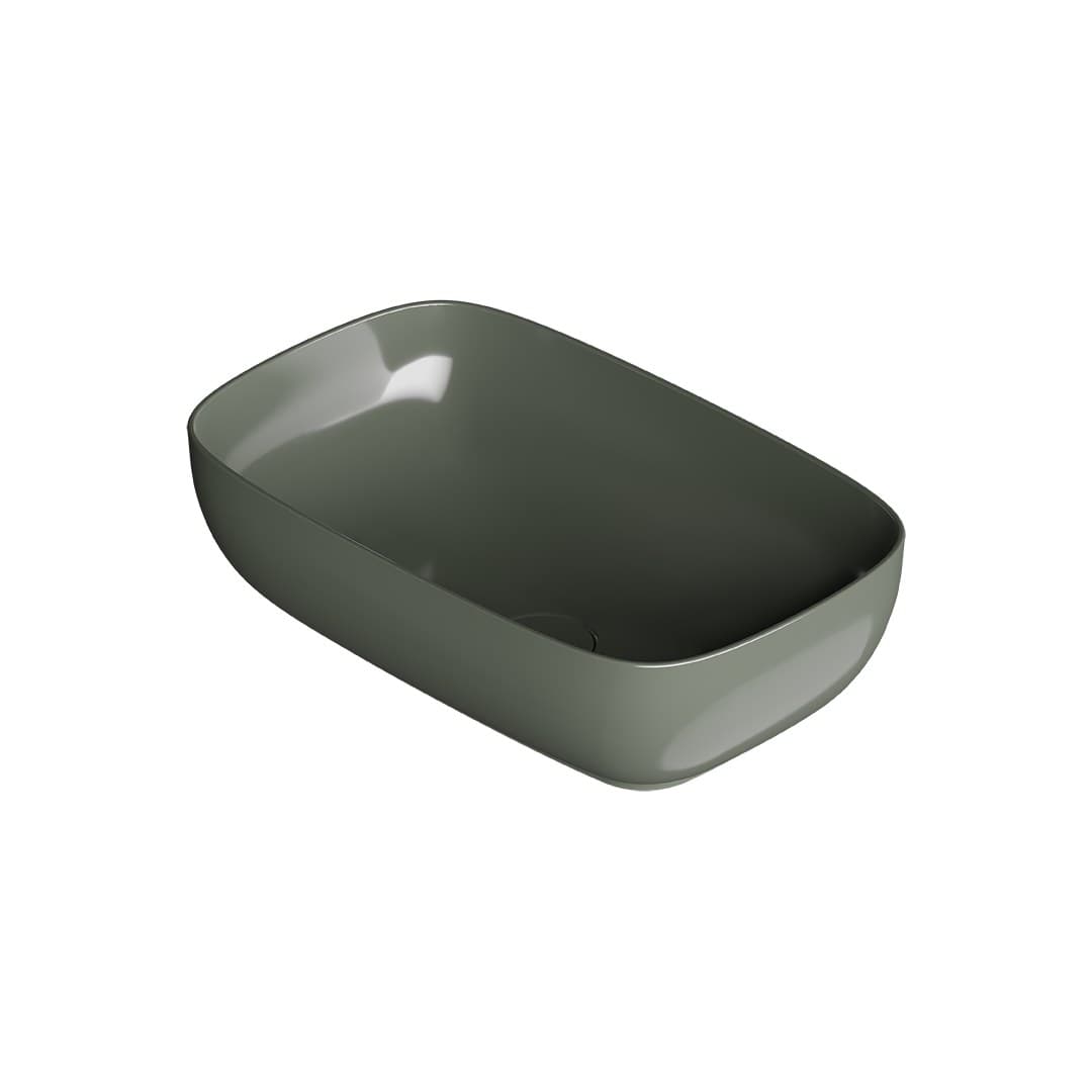 Alice Form Rectangular 60x37 h15 – Νιπτήρας Επικαθήμενος – Pino Glossy (22450195)