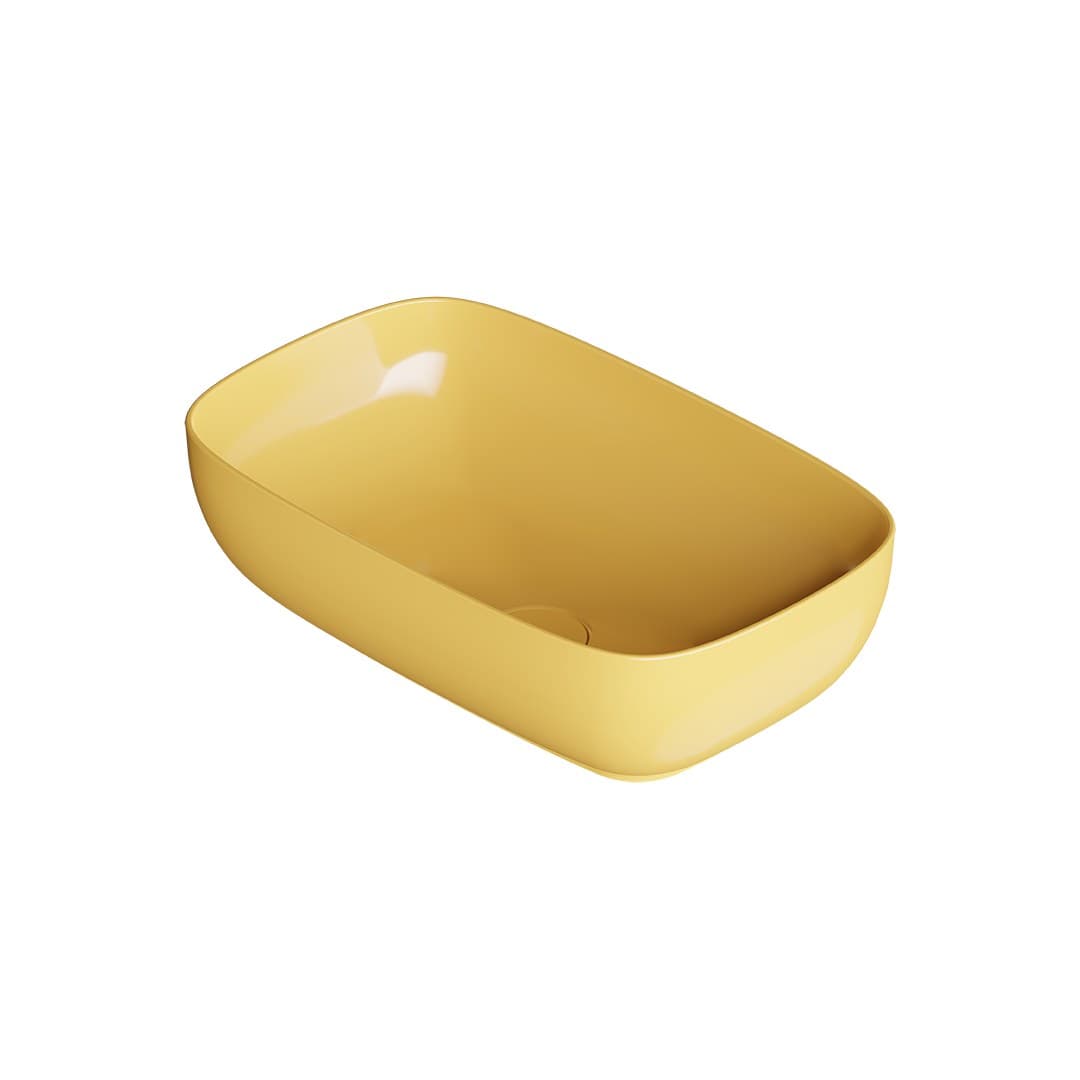 Alice Form Rectangular 60x37 h15 – Νιπτήρας Επικαθήμενος – Miele Glossy (22450196)