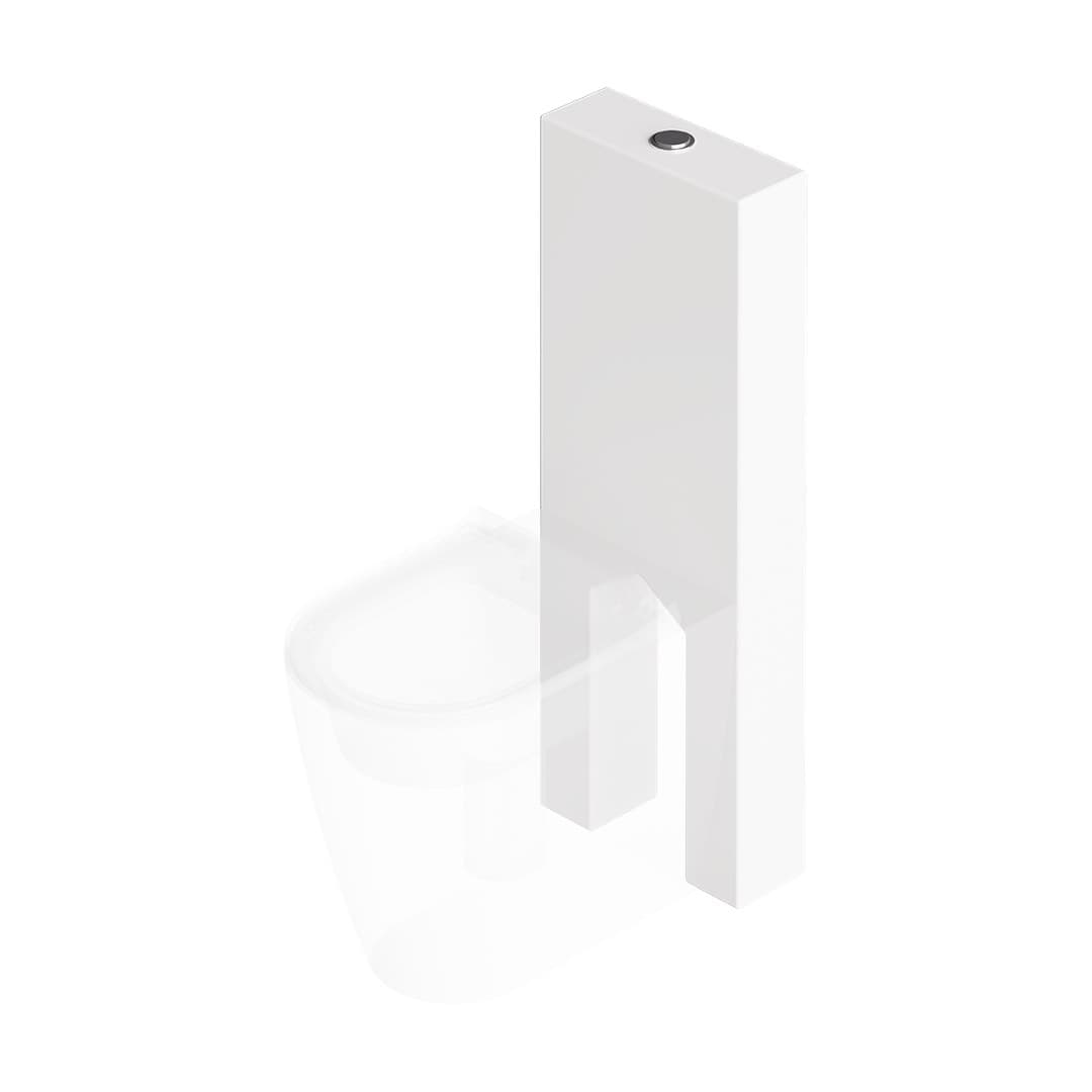 Alice Hide for close coupled – Καζανάκι – White Glossy (26900101)