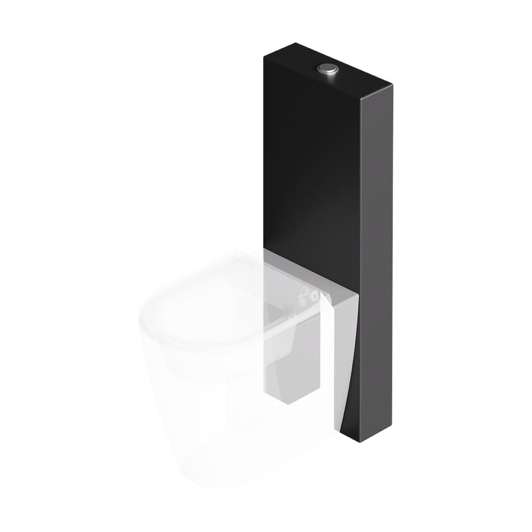 Alice Hide for close coupled – Καζανάκι – Matt Black (26900108)