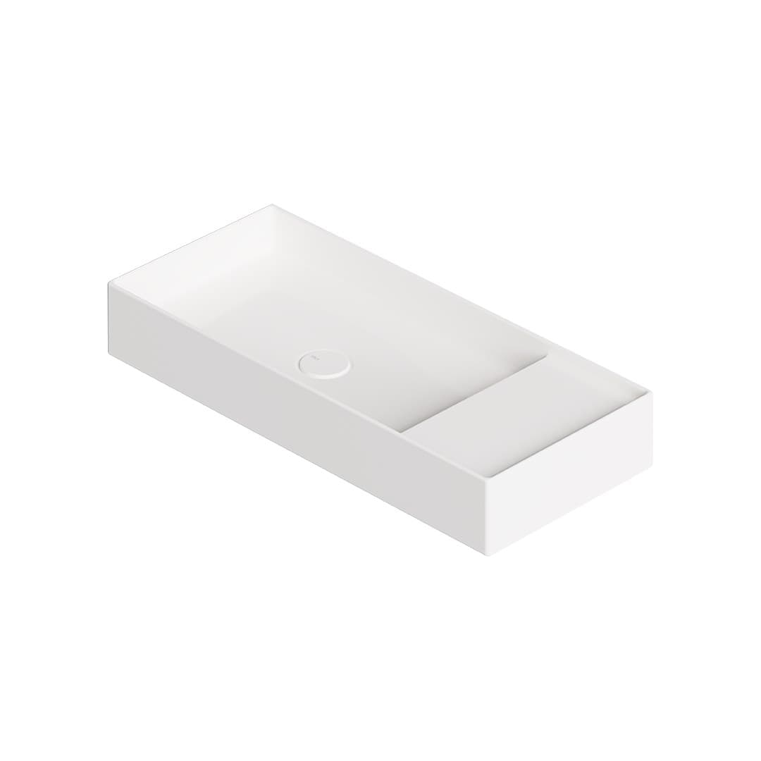 Alice Hide 85x37 – Νιπτήρας Επικαθήμενος – White Glossy (31100101)