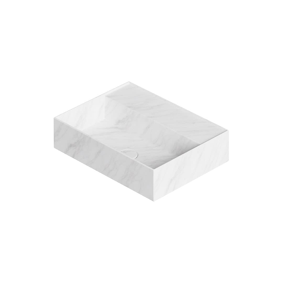 Alice Hide 65x40 – Νιπτήρας Επικαθήμενος – Carrara (31110185)