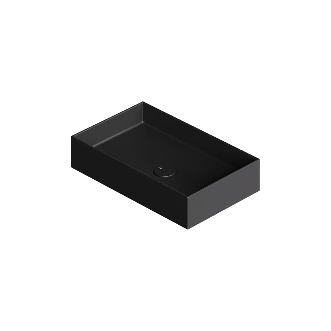 Alice Hide 60x37 – Νιπτήρας Επικαθήμενος – Matt Black (31130108)