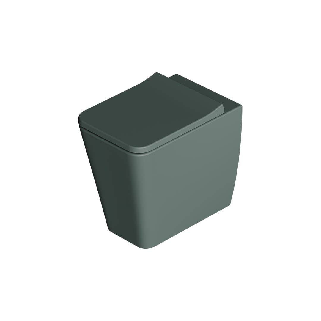 Alice Hide Square – Λεκάνη Δαπέδου – Verde Alpi Matt (31190139)