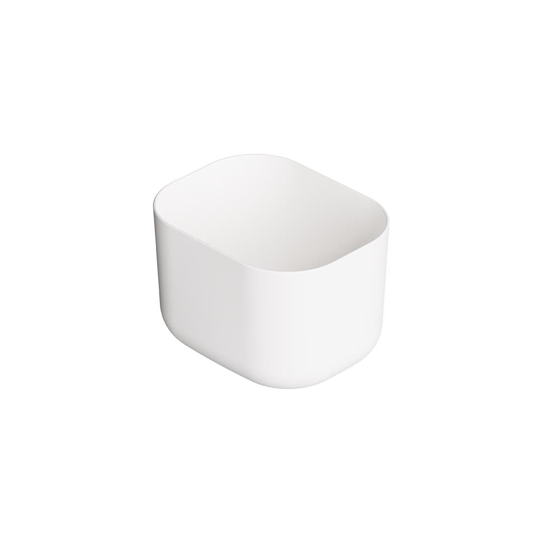 Alice Unica Rectangular 50x40 h30 – Νιπτήρας Επικαθήμενος – White Glossy (32150101)