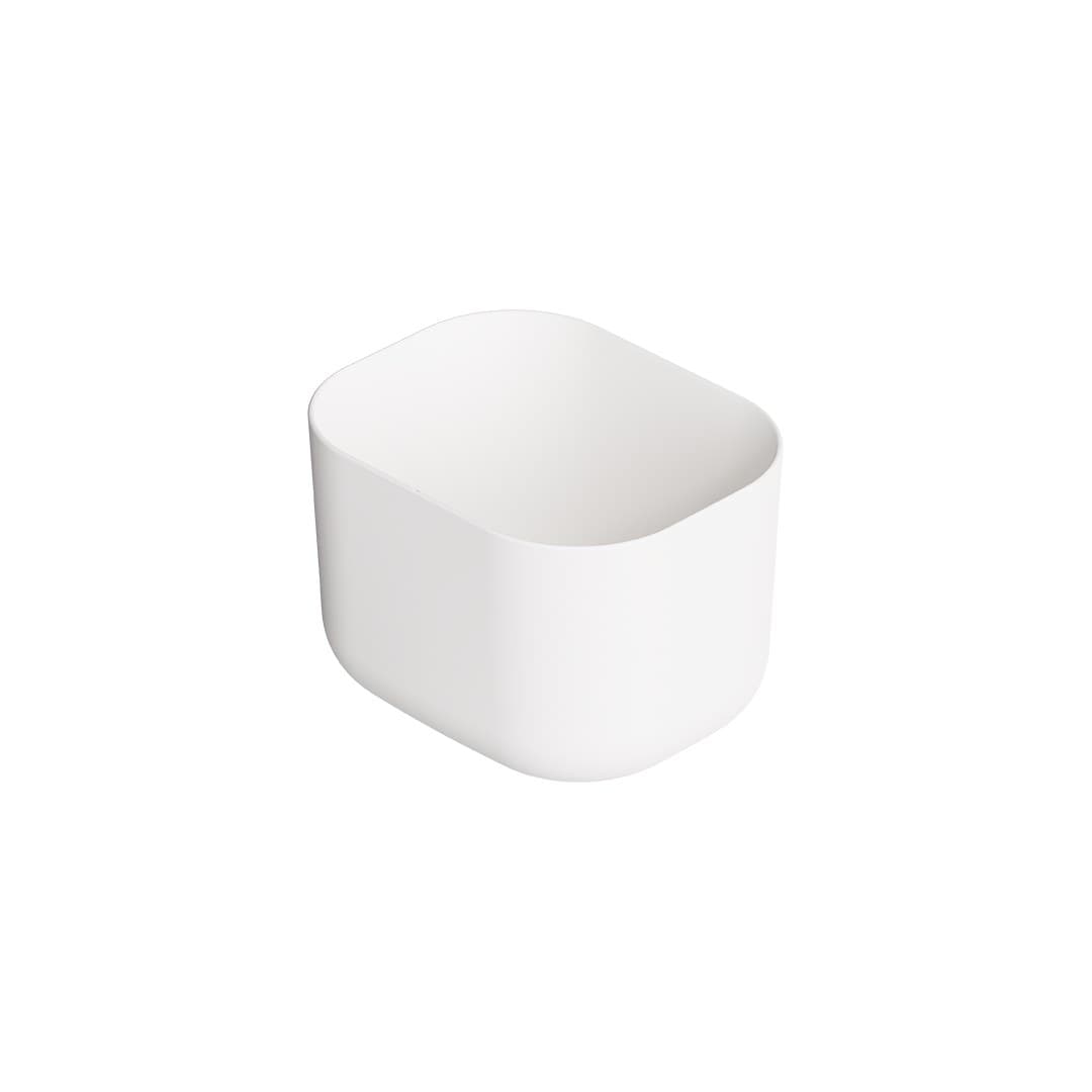 Alice Unica Rectangular 50x40 h30 – Νιπτήρας Επικαθήμενος – Matt White (32150109)
