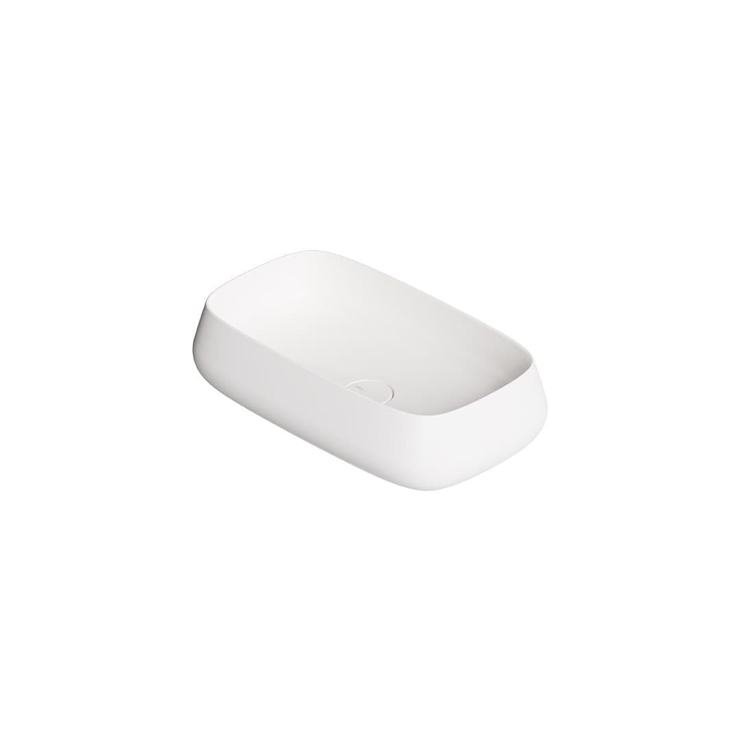 Alice Nur 60x35 – Νιπτήρας Επικαθήμενος – White Glossy (33250101)