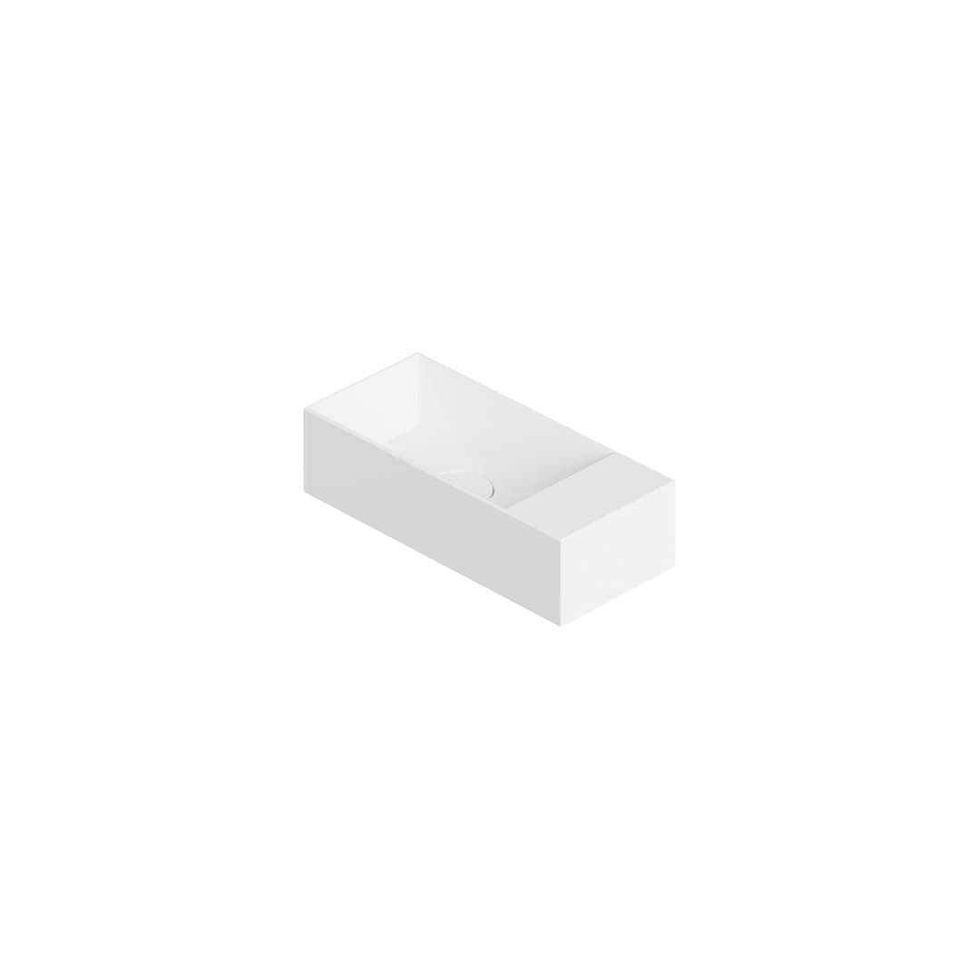 Alice Spy 45x20 – Νιπτήρας Επικαθήμενος – White Glossy (34110101)
