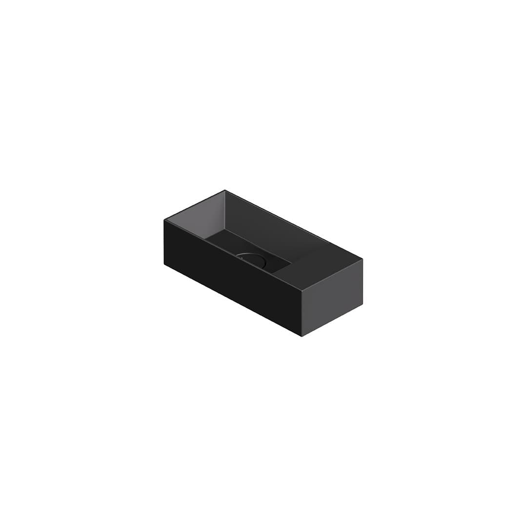 Alice Spy 45x20 – Νιπτήρας Επικαθήμενος – Matt Black (34110108)