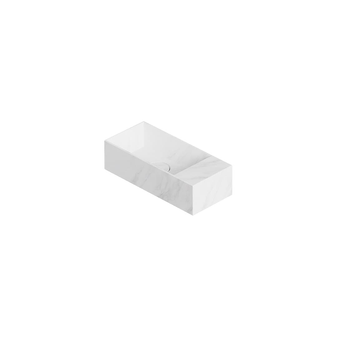 Alice Spy 45x20 – Νιπτήρας Επικαθήμενος – Carrara (34110185)