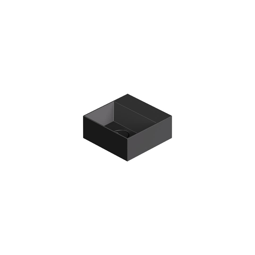 Alice Spy 30x30 – Νιπτήρας Επικαθήμενος – Matt Black (34130108)