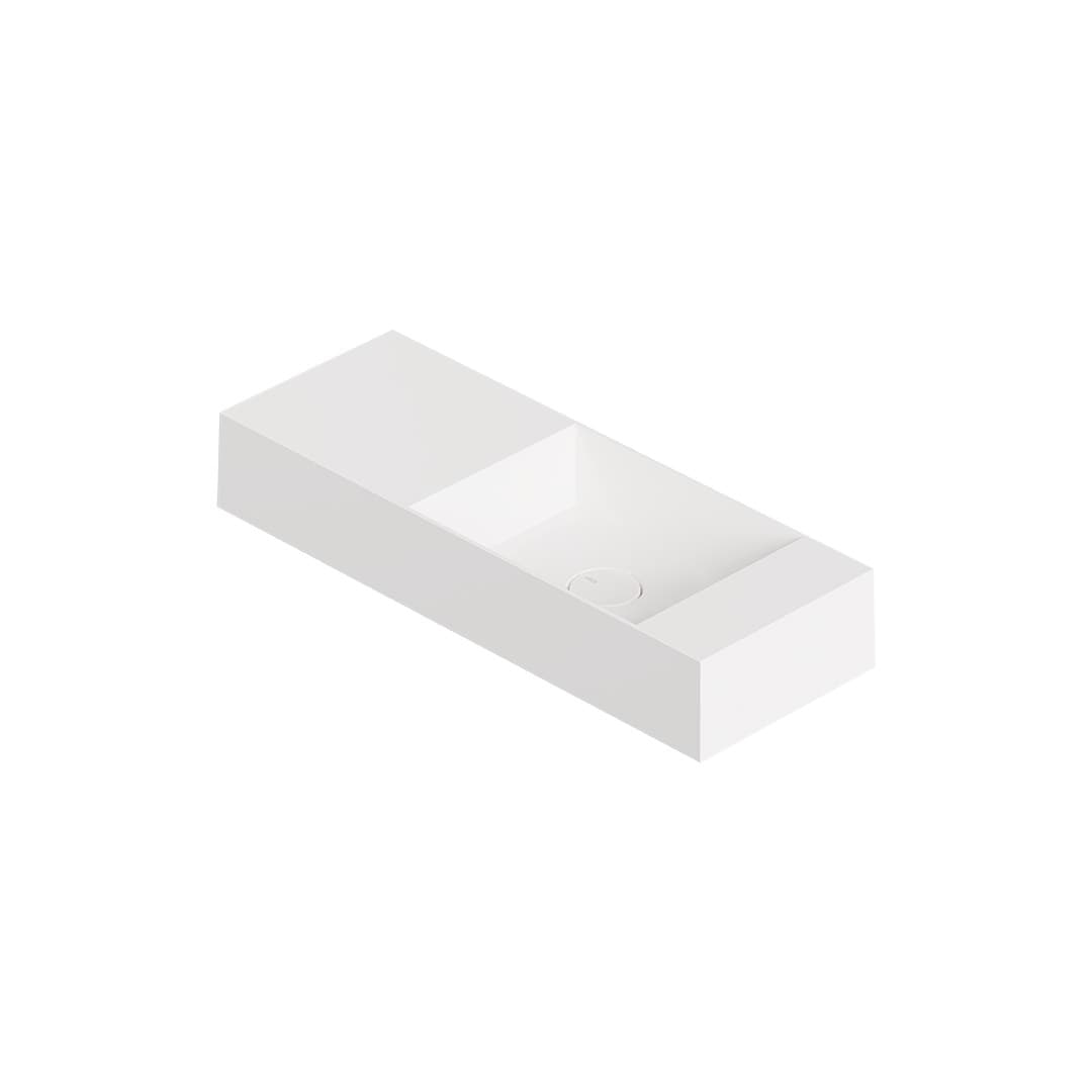 Alice Spy 75x27 – Νιπτήρας Επικαθήμενος – White Glossy (34150101)
