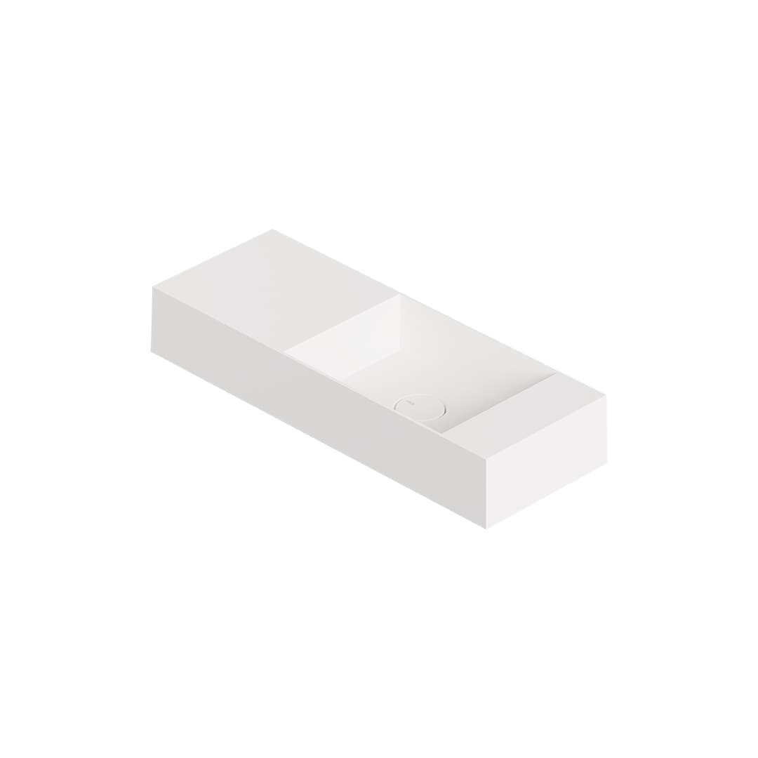 Alice Spy 75x27 – Νιπτήρας Επικαθήμενος – Matt White (34150109)