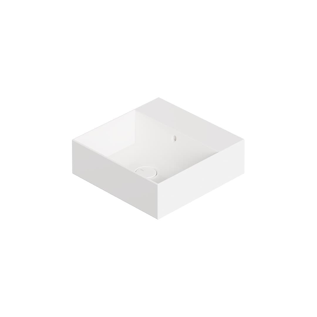 Alice Spy 46x46 – Νιπτήρας Επικαθήμενος – White Glossy (34310101)