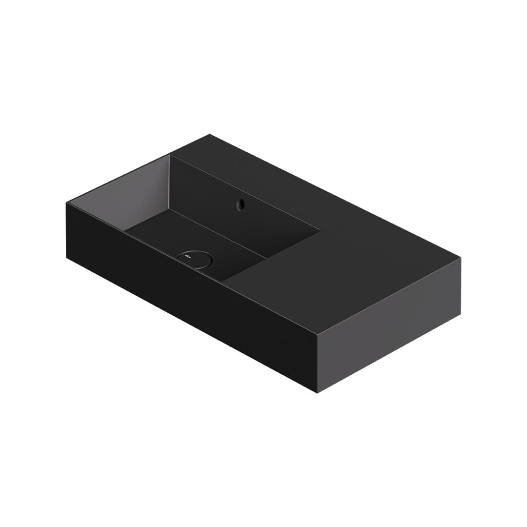 Alice Spy 81x46 plan – Νιπτήρας Επικαθήμενος – Matt Black (34340108)