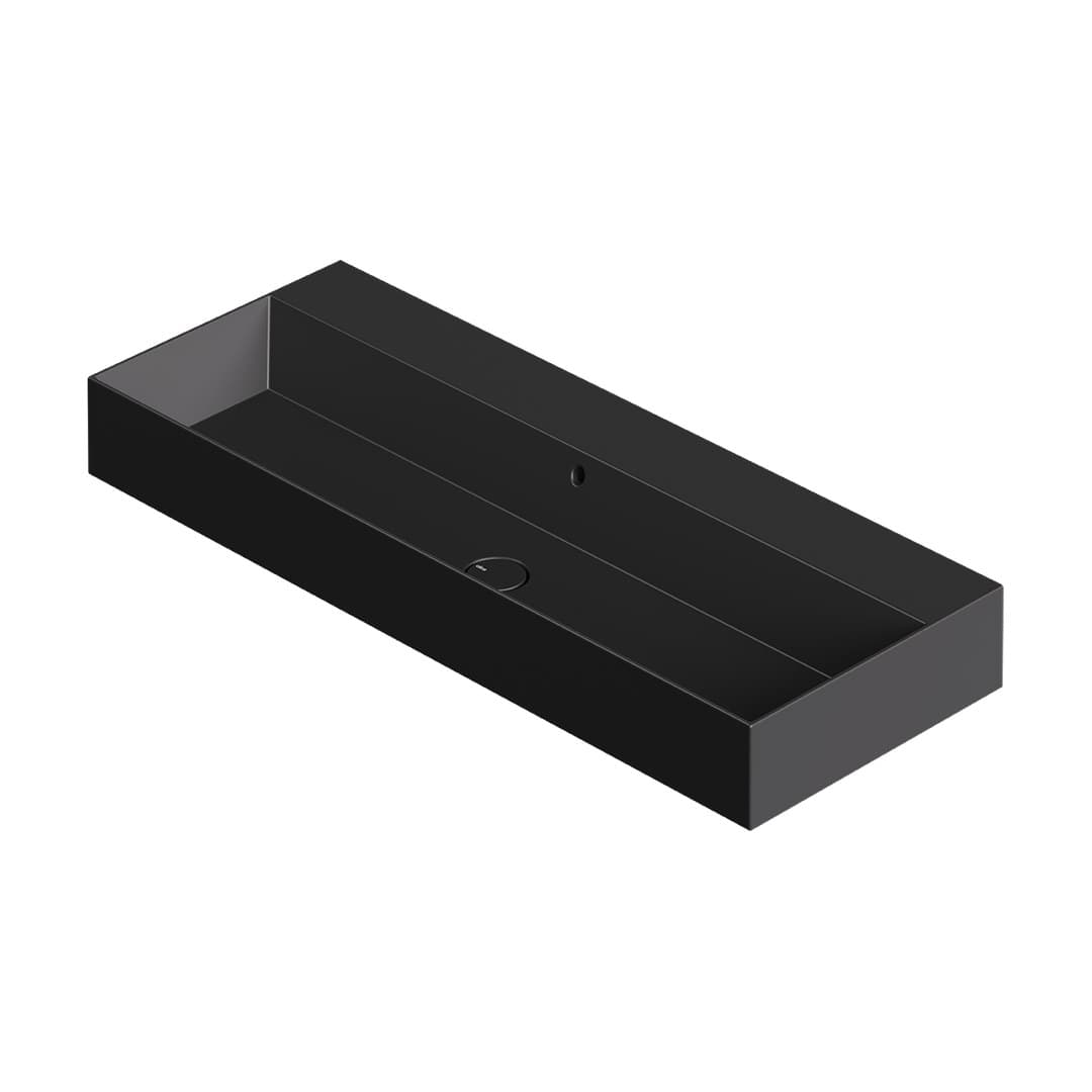 Alice Spy 101x46 – Νιπτήρας Επικαθήμενος – Matt Black (34350108)