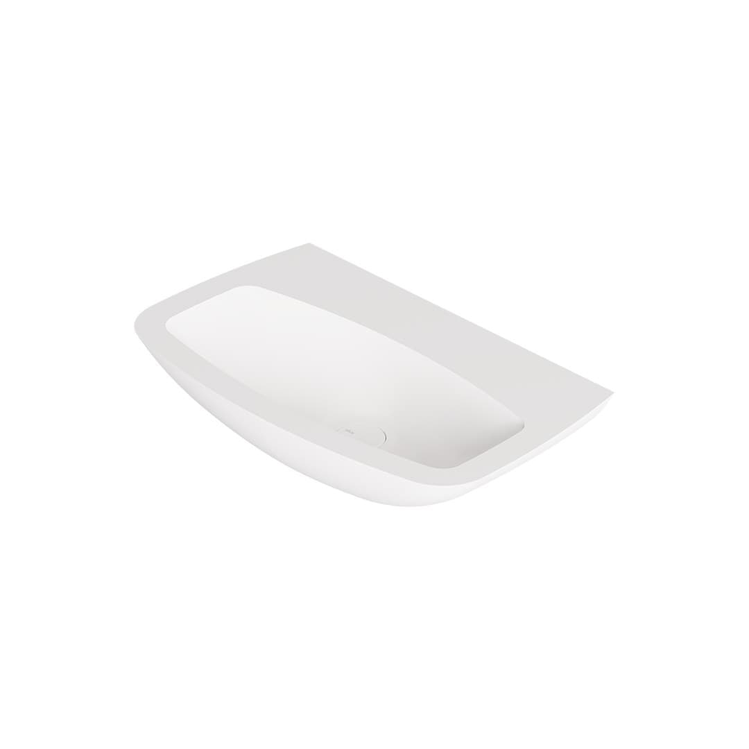 Alice Wunder 75x45 – Νιπτήρας Επικαθήμενος – White Glossy (45570101)