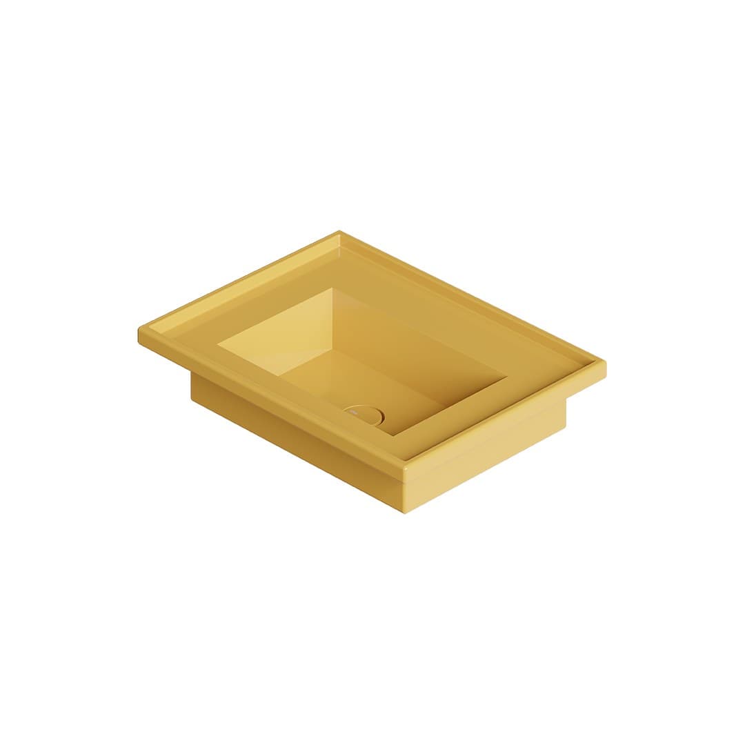 Alice Platea Whasbasin 61 – Νιπτήρας Ένθετος – Miele Glossy (46100196)