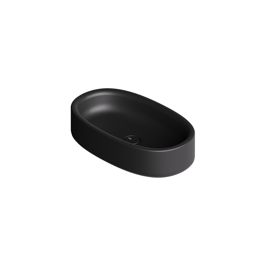Alice Idilla 60X35 h13 – Νιπτήρας Επικαθήμενος – Matt Black (48230108)