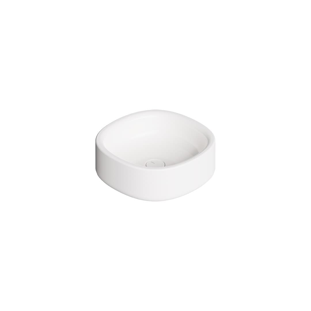 Alice Idilla 40x40 – Νιπτήρας Επικαθήμενος – White Glossy (48240101)
