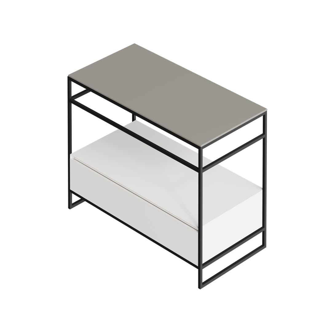 Alice UNI 100 – Βάση Νιπτήρα – Grigio Matt (MSTBN10119)