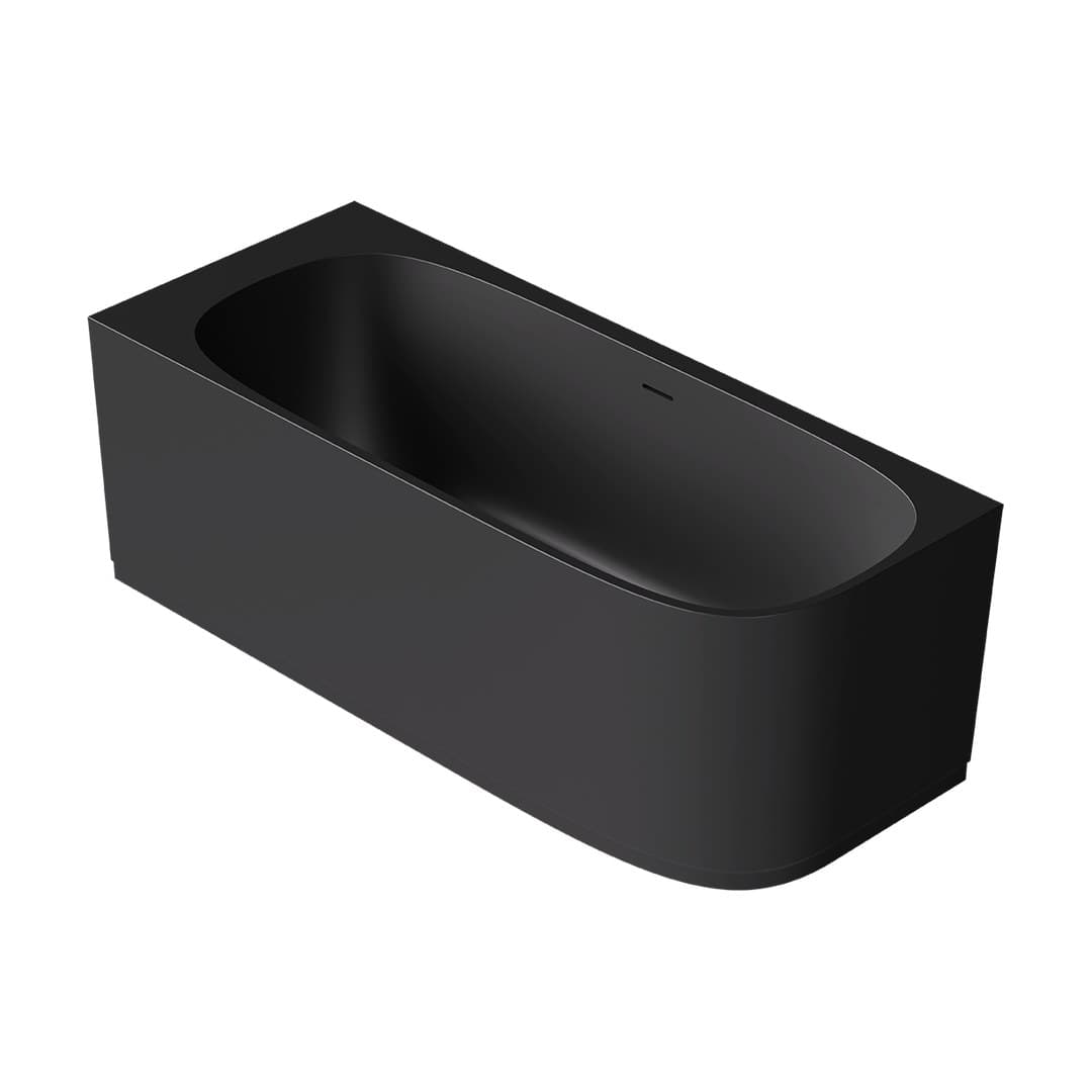 Alice Vega corner – Μπανιέρα – Matt Black (VAVESXOP08)