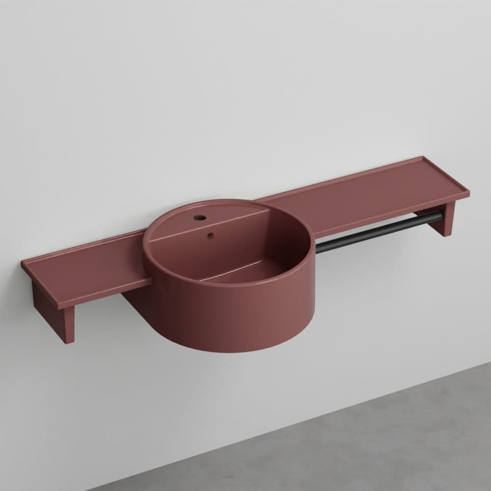 Cielo Enea side suspended – Νιπτήρας Κρεμαστός – Corallo (ENLS130COLOR CO)