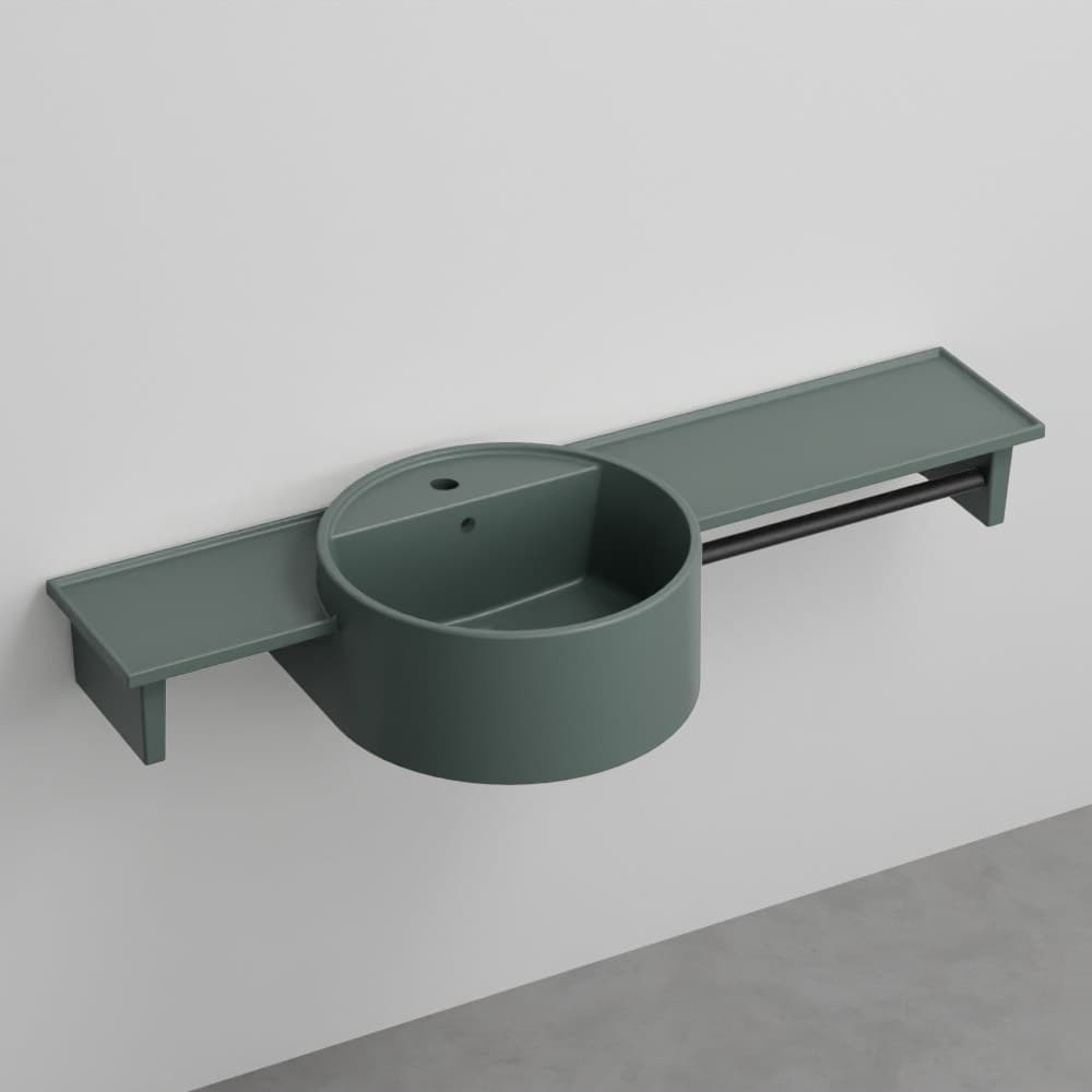 Cielo Enea side suspended – Νιπτήρας Κρεμαστός – Muschio (ENLS130COLOR MU)