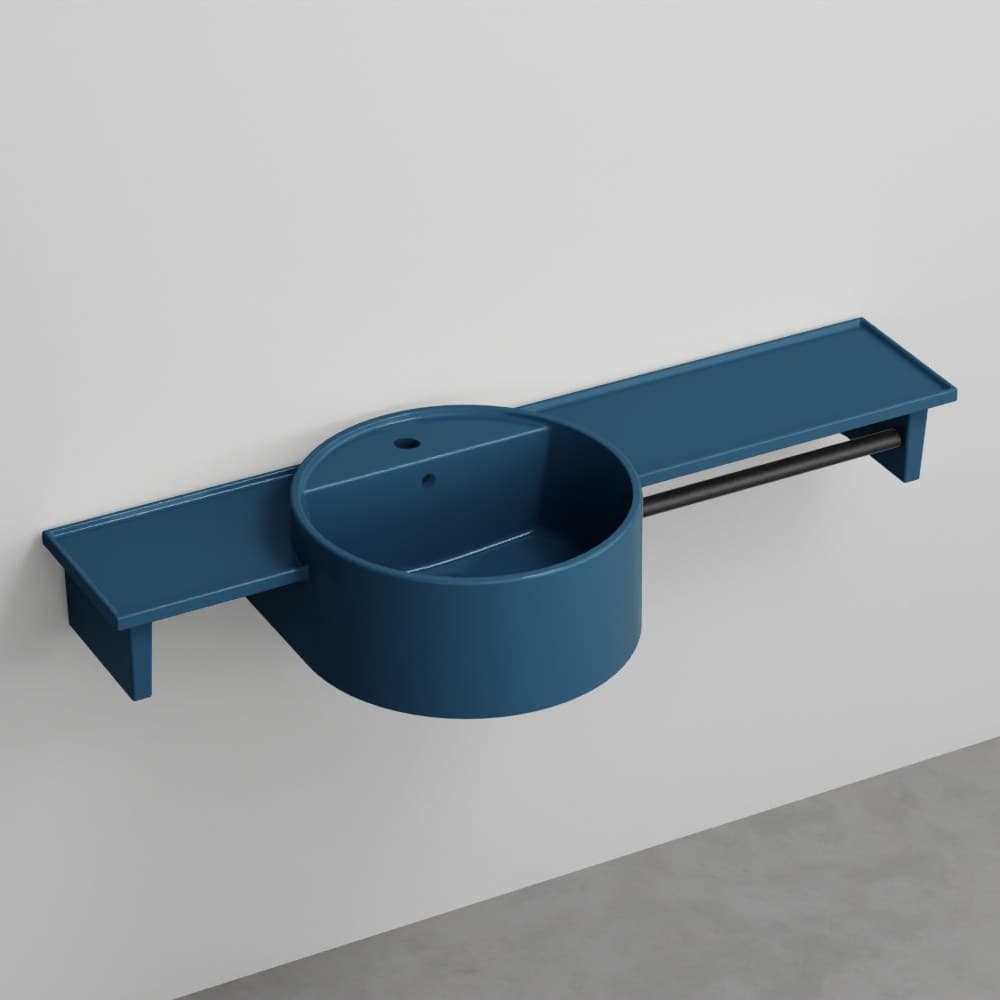 Cielo Enea side suspended – Νιπτήρας Κρεμαστός – Oltremare (ENLS130COLOR OL)