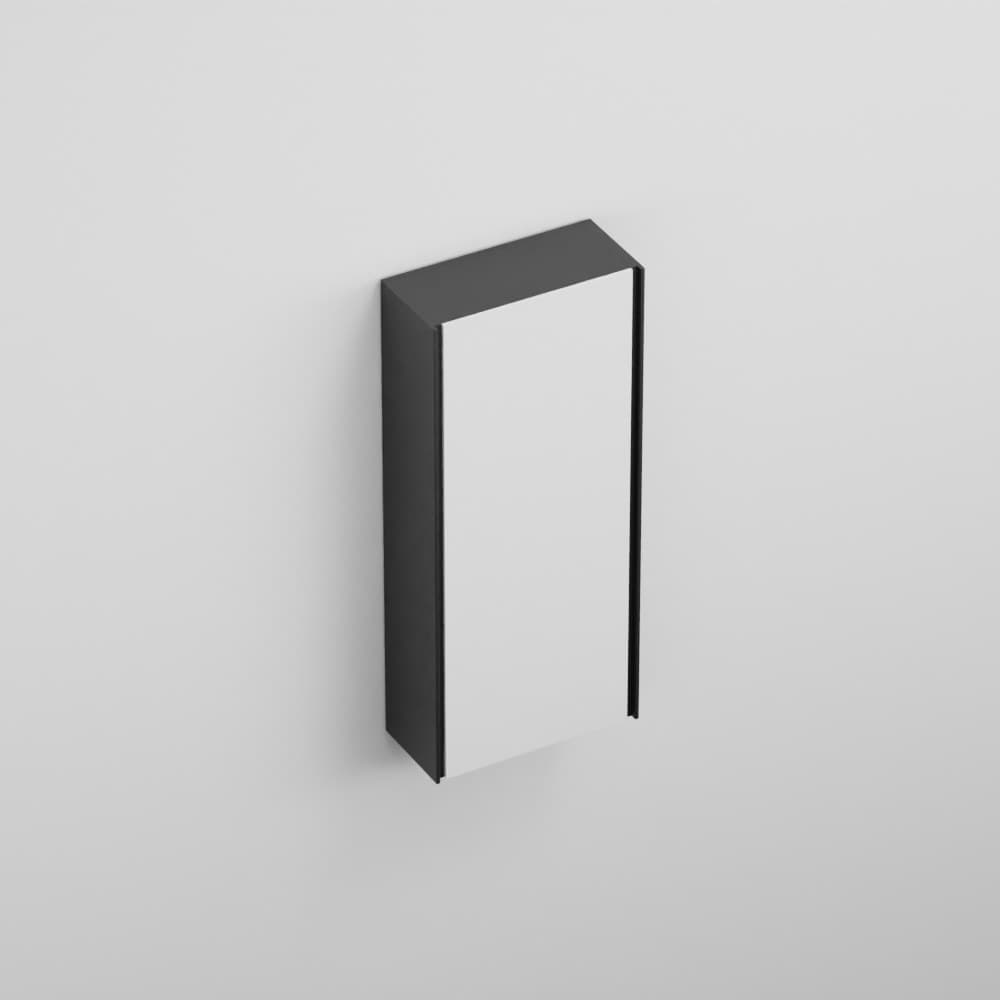 Cielo Enea - standard module 30 with LED light - with lacquered sides – Καθρέπτης Μπάνιου – Matt Black (ENSPC30L2FL NM)