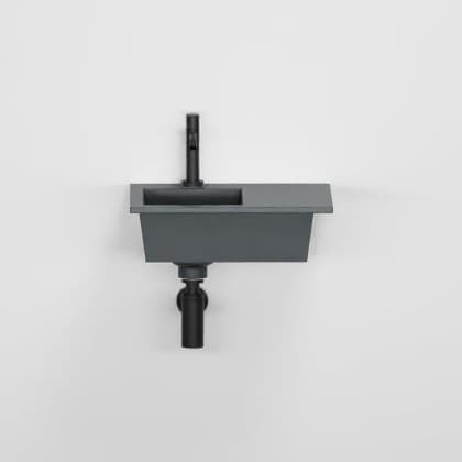 Cielo Era 45 suspended with left basin – Νιπτήρας Επικαθήμενος – Basalto (ERLA45COLOR BA)