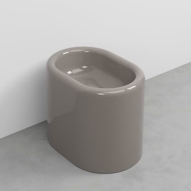 Cielo Itaca with steel fitting, left side – Μπιντέ Δαπέδου – Talpa (ITBICOLOR TP)