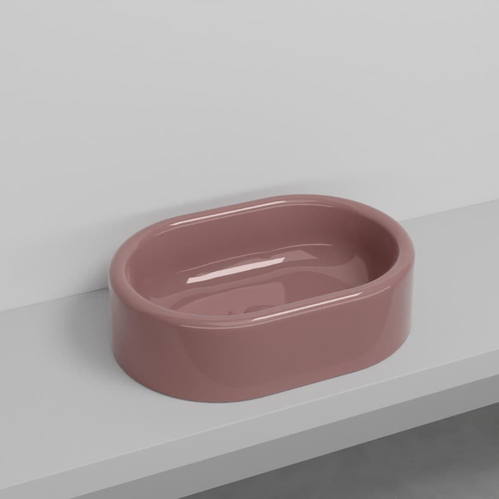 Cielo Itaca oval – Νιπτήρας Επικαθήμενος – Corallo (ITLAOCOLOR CO)