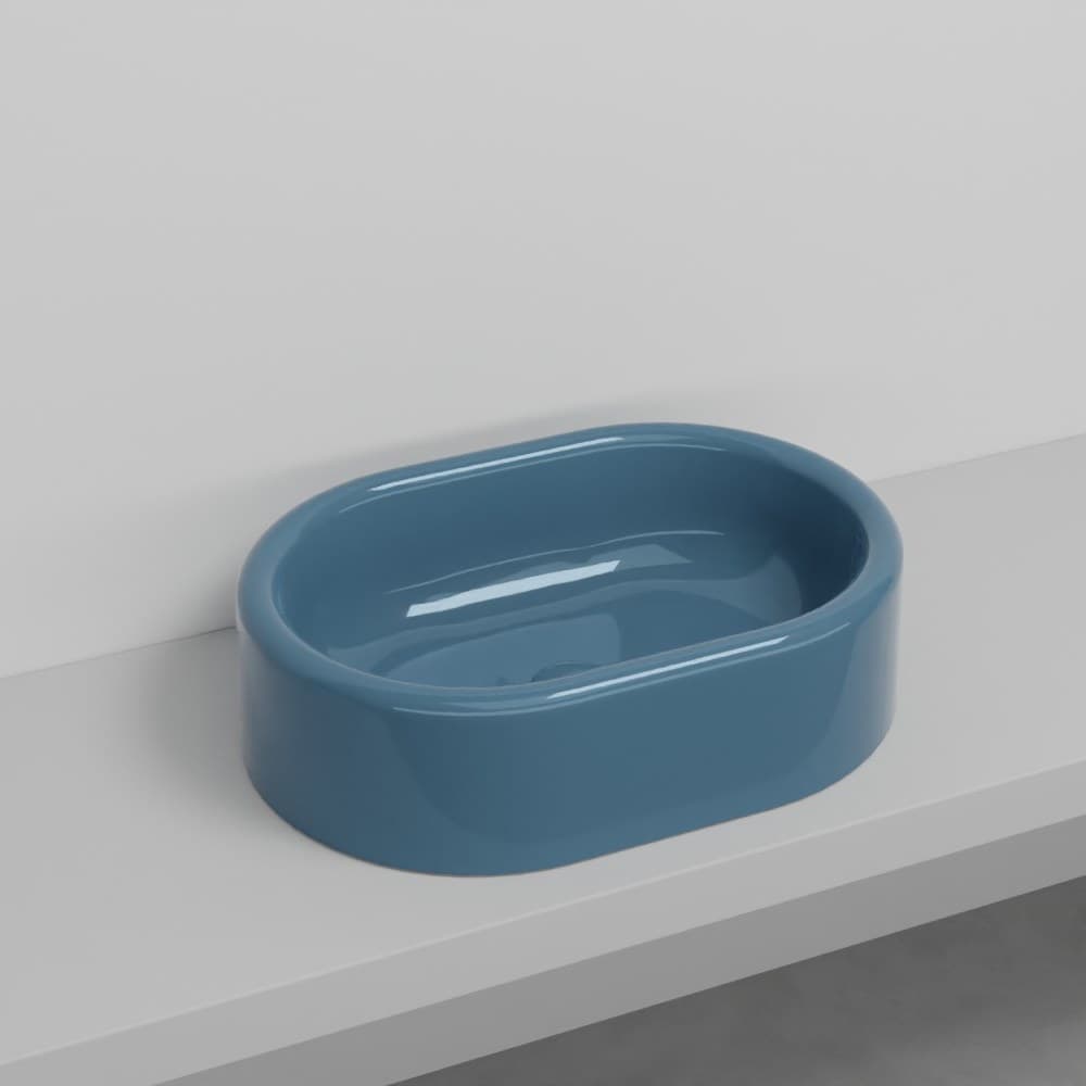 Cielo Itaca oval – Νιπτήρας Επικαθήμενος – Oltremare (ITLAOCOLOR OL)
